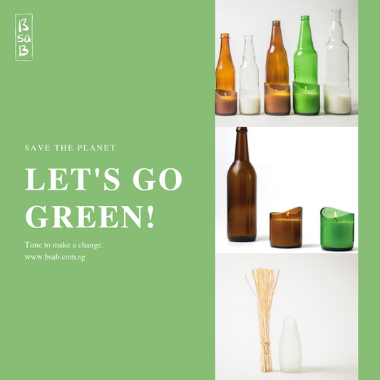 SAVE THE PLANET LET'S GO GREEN